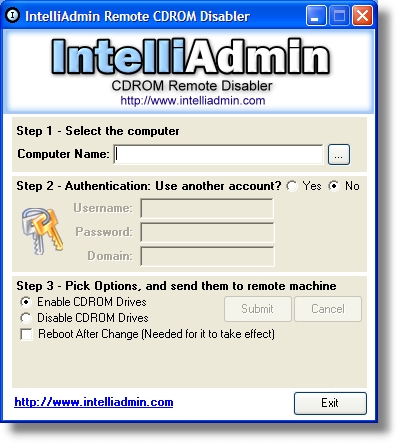 Screenshot for CD ROM Drive Remote Disabler 2.0