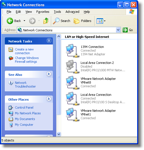 local area connection vs ethernet