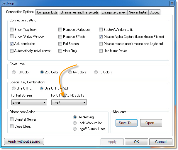 Remote Control Client CAD