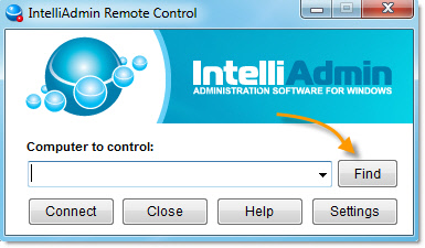 Remote Control Client Find Window