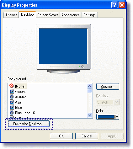 Delete Unused Desktop Icons Vista