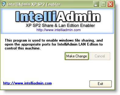 XP SP2 Share Enabler